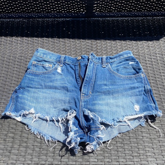 Hollister Pants - 2/$20 🔵High rise Hollister Jean Shorts